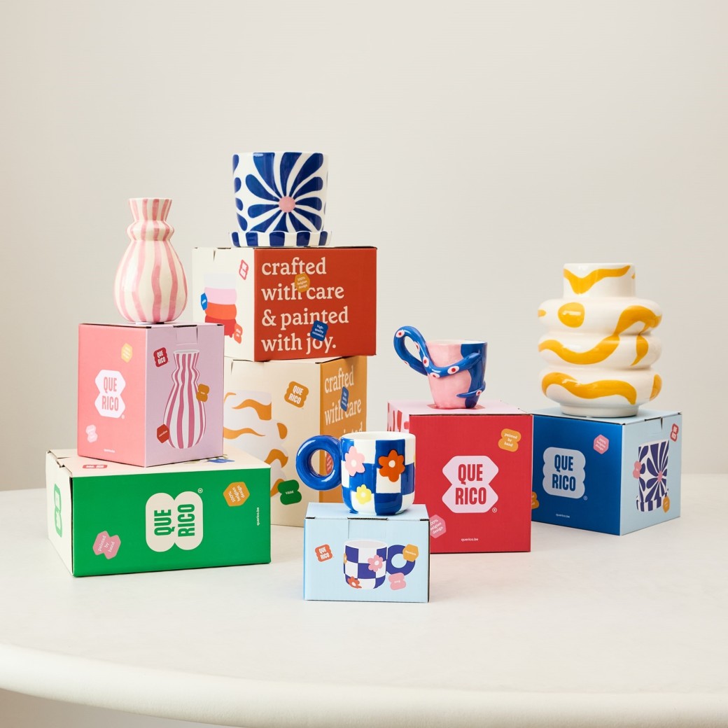 Keramikvase Isla von Qué Rico