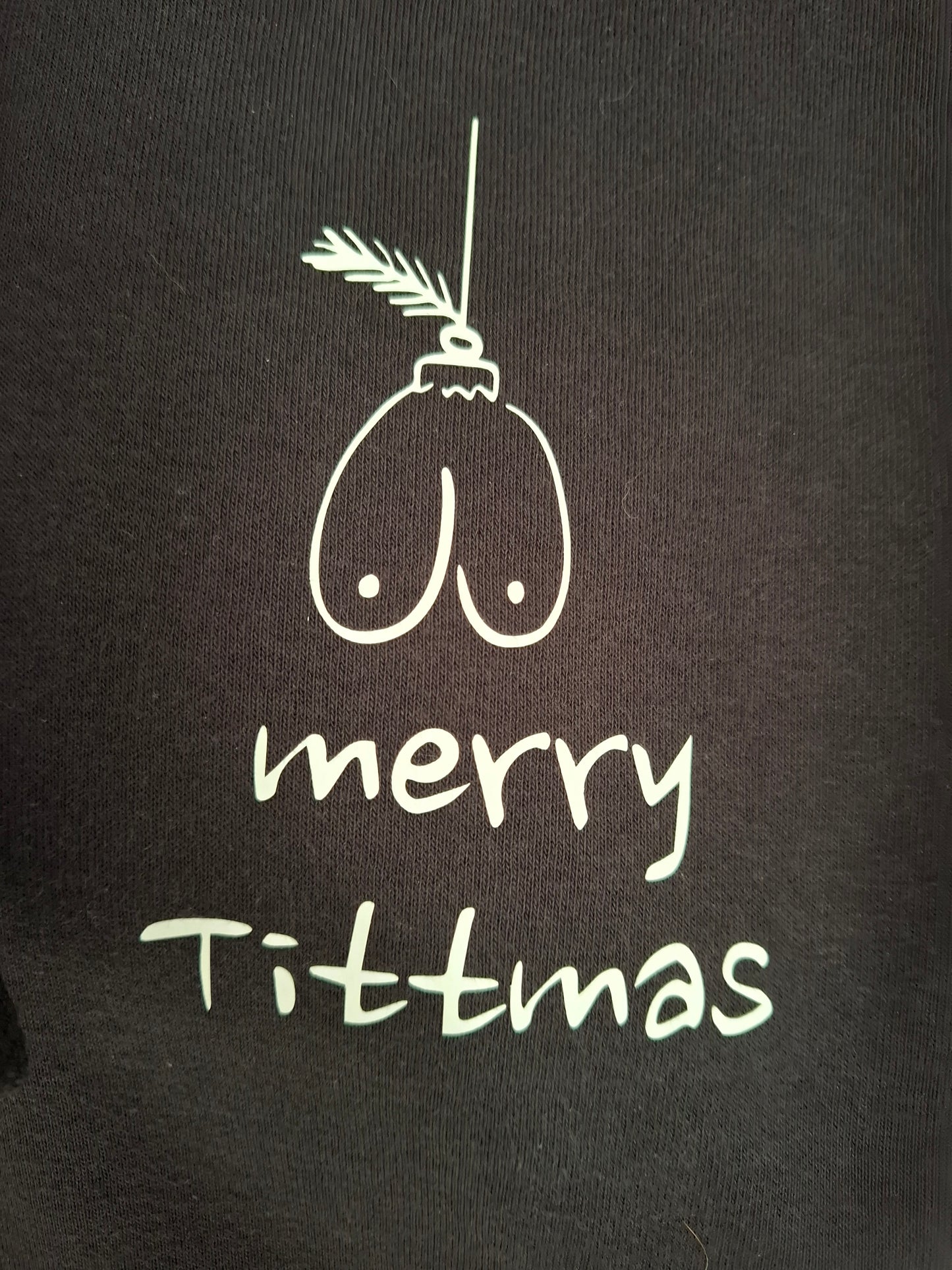 Merry Tittmas Hoodie - Lustiger Weihnachtspullover für Männer | Gezis