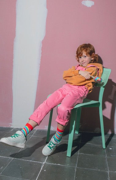 Bunte Lutscher-Socken für Kinder