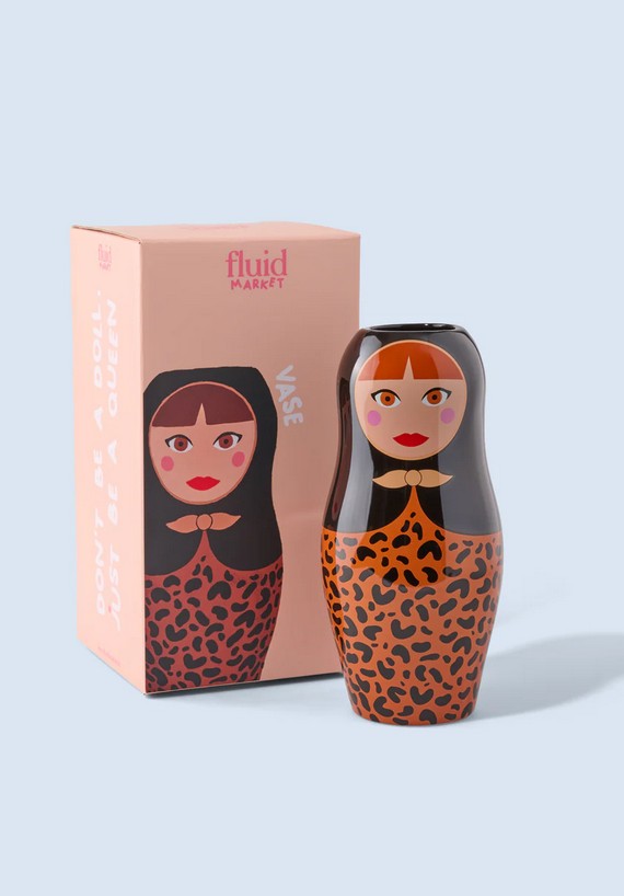 Vase „Dolls Leopard“