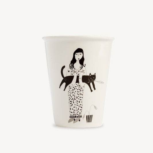 ✨ Becher „black cat“