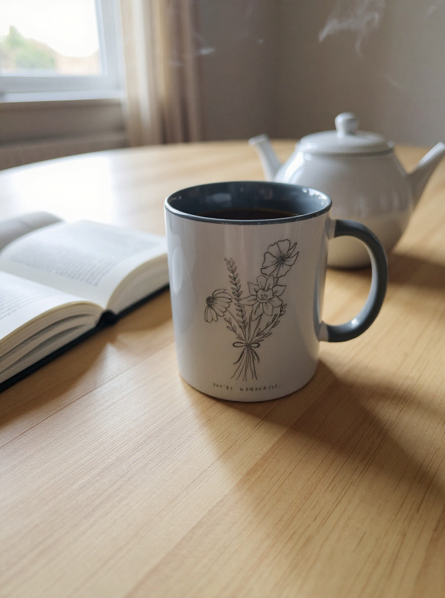 Tasse "you're wonderful" - Motivierende Geschenktasse