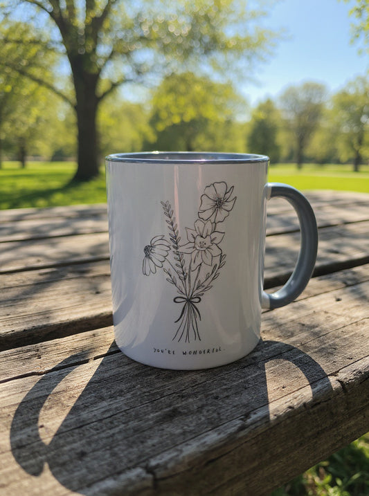 Tasse "you're wonderful" - Motivierende Geschenktasse