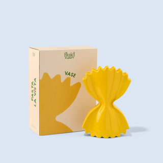 Keramikvase im Pasta-Design als Einzugsgeschenk