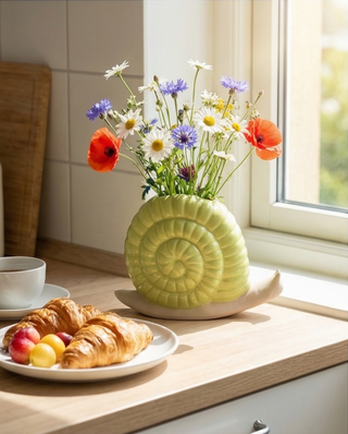 Woodland Schnecken Vase 🐌🌿