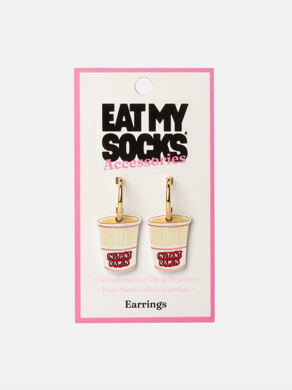 Instant Ramen Ohrringe von Eat My Socks