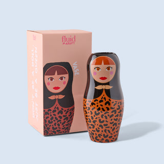 Vase „Dolls Leopard“