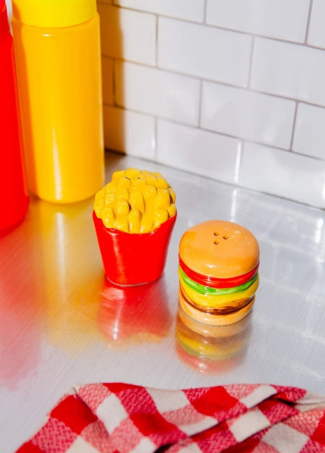 Fast Food Salz- und Pfefferstreuer Pommes & Burger von DOIY