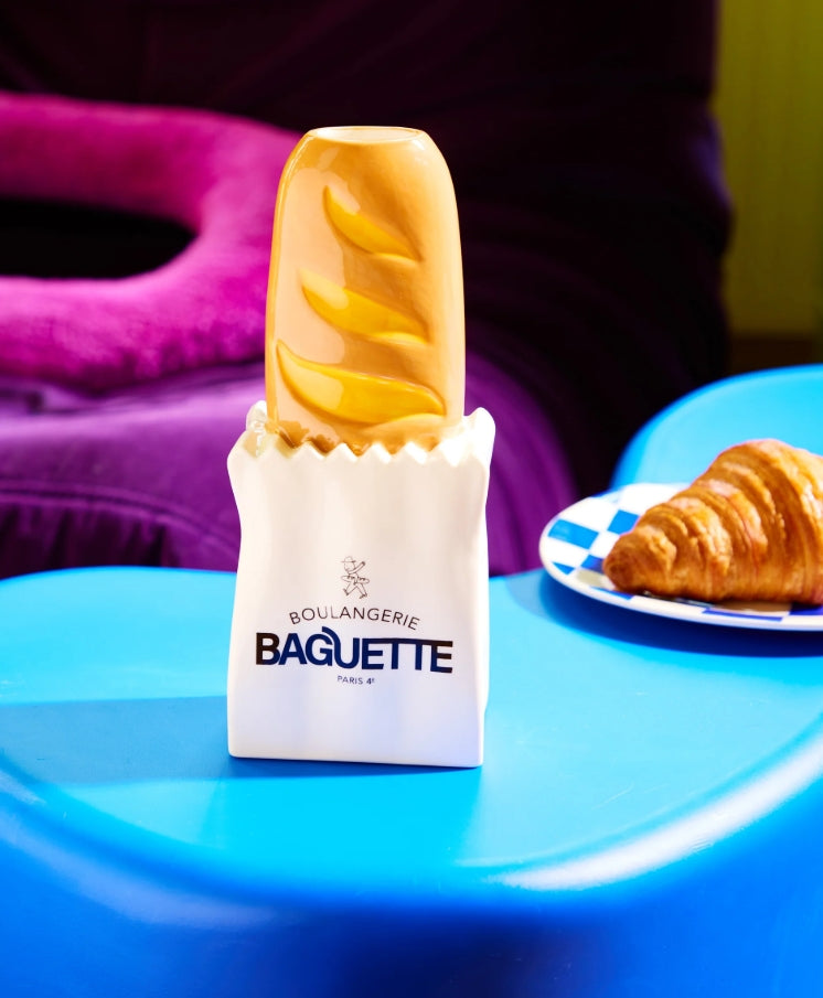 Baguette Vase - Witzige Deko-Vase im Baguette-Design