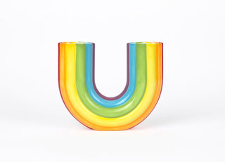 Regenbogen Vase