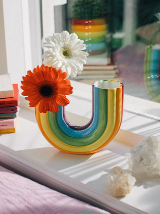 Regenbogen Vase