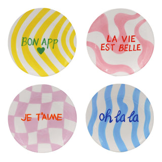 Dessertteller "BON APP" von Qué Rico