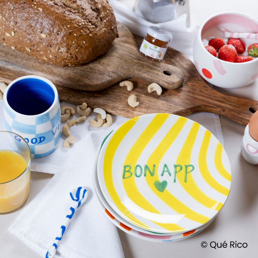 Dessertteller "BON APP" von Qué Rico
