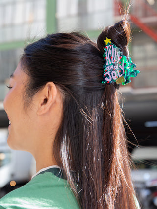 Xmas Tree Hair Claw