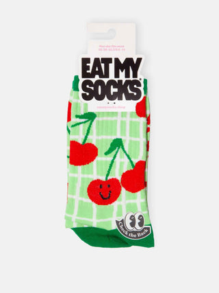 Cherry Flat Socks