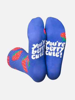 🍓 Erdbeer Socken