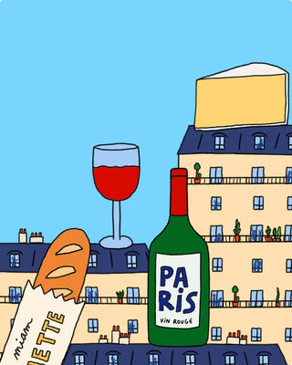 Fächer „Paris City“