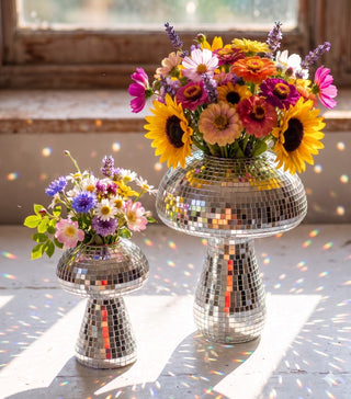 Disco-Vase in Pilzform