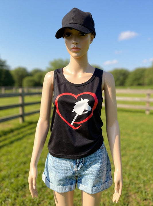 Damen/ Mädchen Top "Hobby Horsing"
