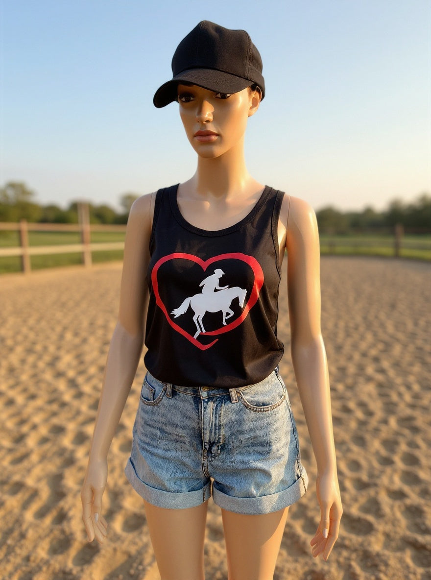 Damen/ Mädchen Top "Hobby Horsing"