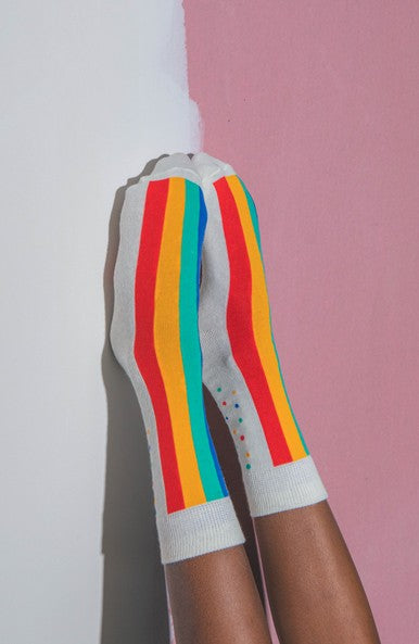 Kids Rainbow Cake Socks