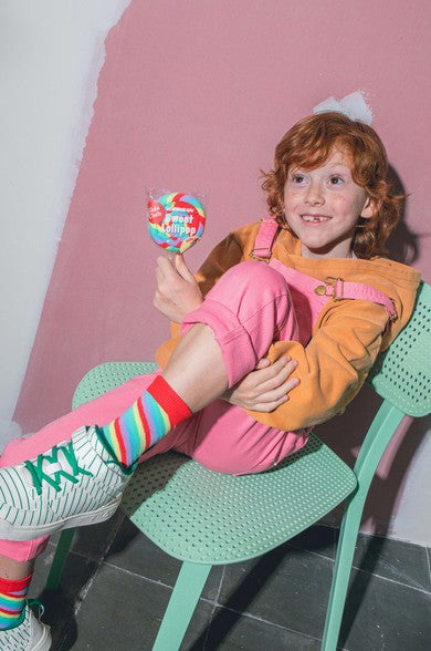 Bunte Lutscher-Socken für Kinder