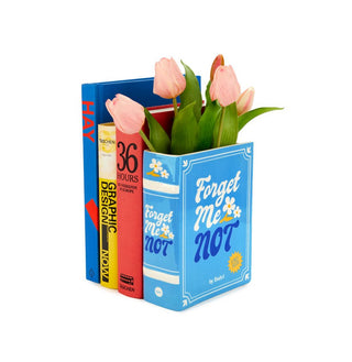 Blumenvase „Book“ in Blau – 2-in-1 Deko-Highlight 📘💐