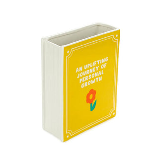 Blumenvase „Book“ in Gelb – 2-in-1 Deko-Highlight 📚🌼