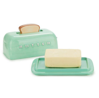 Butterbehälter im Retro-Toaster-Design