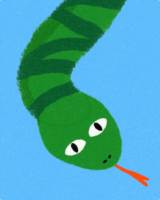 🐍 Sssstylisch – Fächer "Snake"