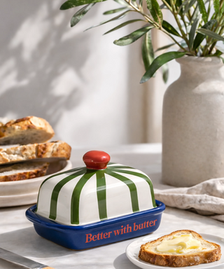 handgefertigte Butterdose