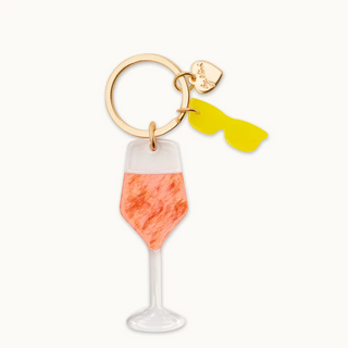 Schlüsselanhänger „Spritz-Glas“
