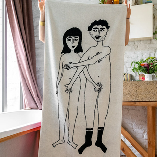 Badetuch naked couple