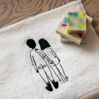 Gästetücher „Naked Couple Back“ 🤍