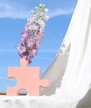 Pink Puzzle Vase 🧩