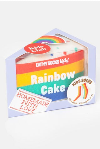 Kids Rainbow Cake Socks