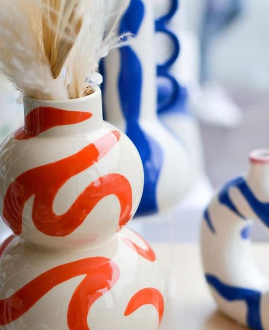 Keramikvase Isla von Qué Rico