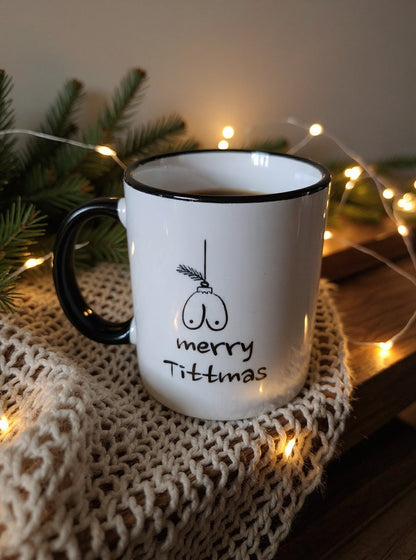 Tasse Merry Tittmas - Freche Weihnachtstasse | Gezis