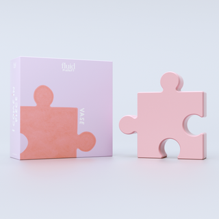 Pink Puzzle Vase 🧩