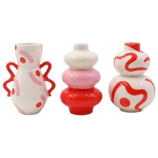 Que Rico Mini Vase Trio – Luis, Isla &amp; Elena