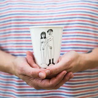 ✨ Becher „naked couple“