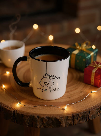 Jingle Balls Weihnachtstasse – frech, witzig, garantiert ein Hingucker 🎄😆
