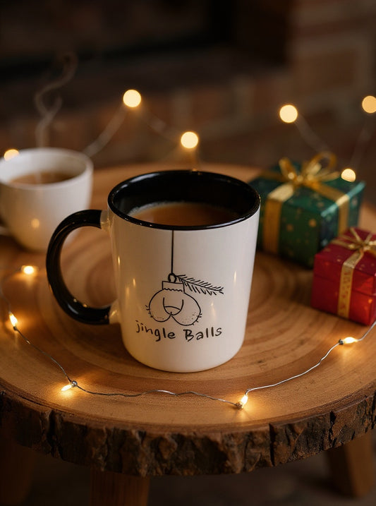 Jingle Balls Weihnachtstasse – frech, witzig, garantiert ein Hingucker 🎄😆