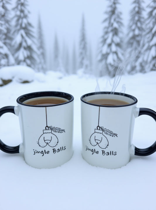Jingle Balls Weihnachtstasse – frech, witzig, garantiert ein Hingucker 🎄😆