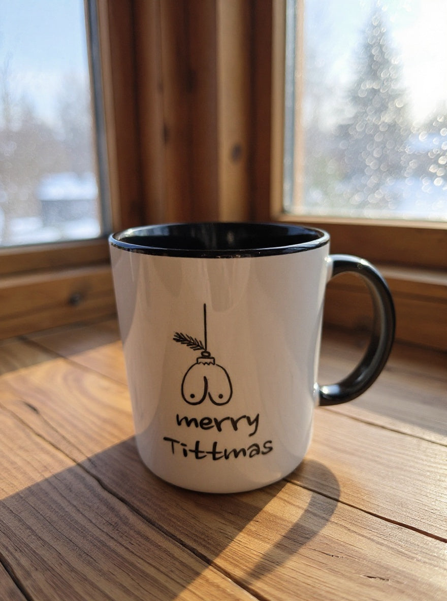 Tasse Merry Tittmas - Freche Weihnachtstasse | Gezis