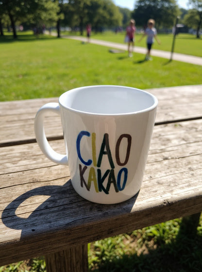 Ciao Kakao Tasse - Bunte Kakao-Tasse für Kinder & Erwachsene