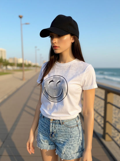 Damen Shirt "Smiley"