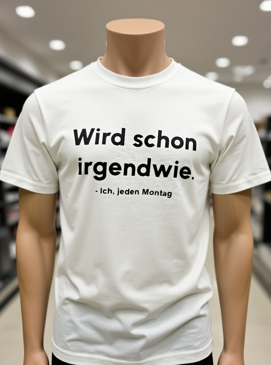 Männershirt "Wird schon"
