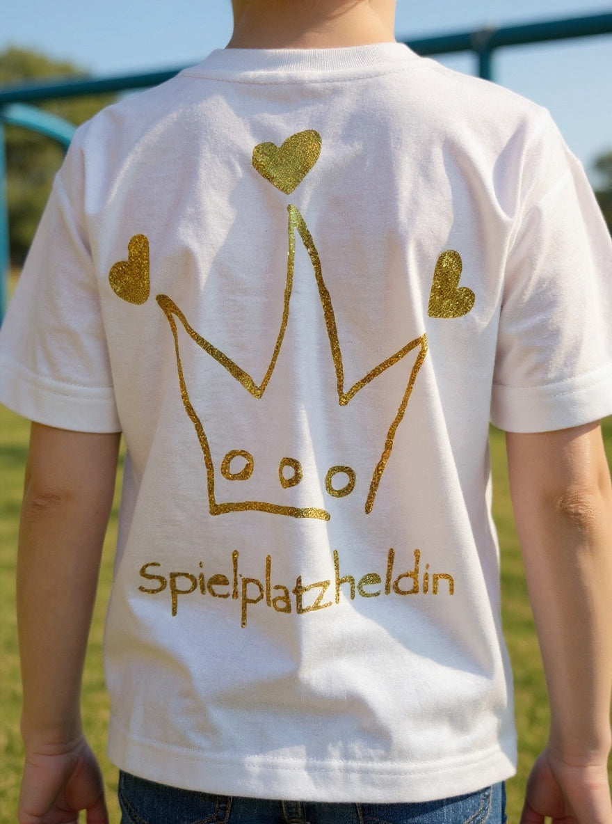 Kinder-Shirt "Spielplatzheldin"