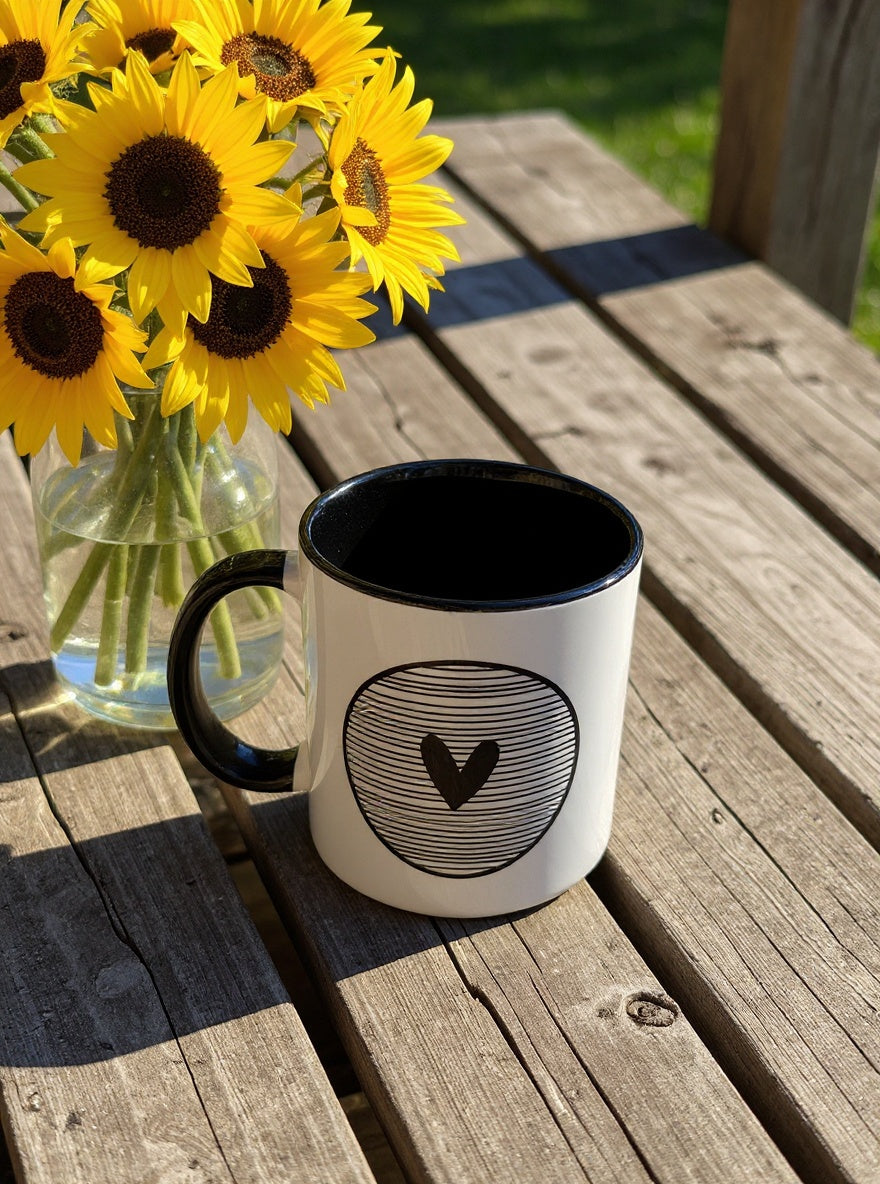 Herz Tasse - Romantische Geschenktasse für Verliebte